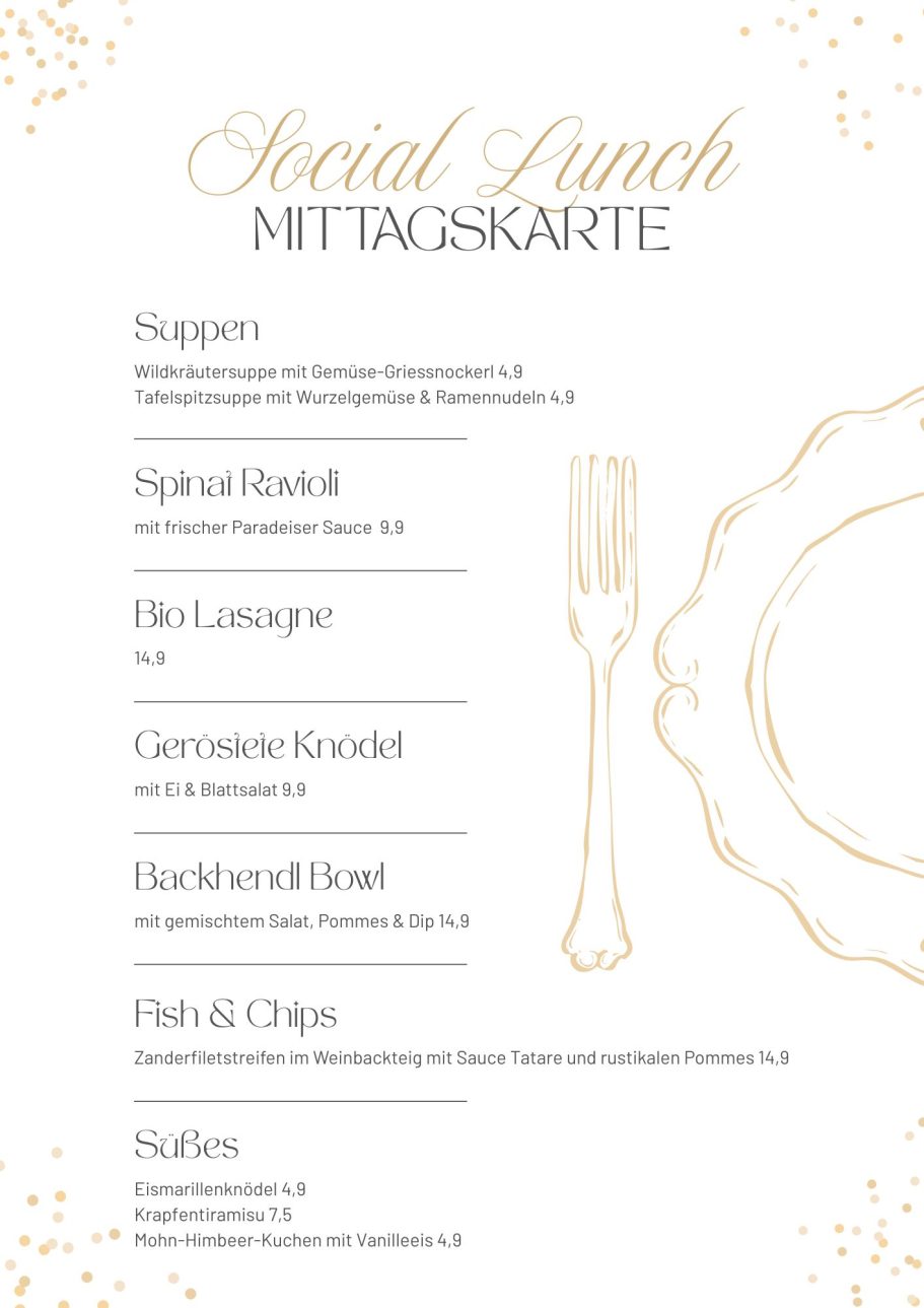 Mittagsmenüs KW23 Mittagsmenüs KW23